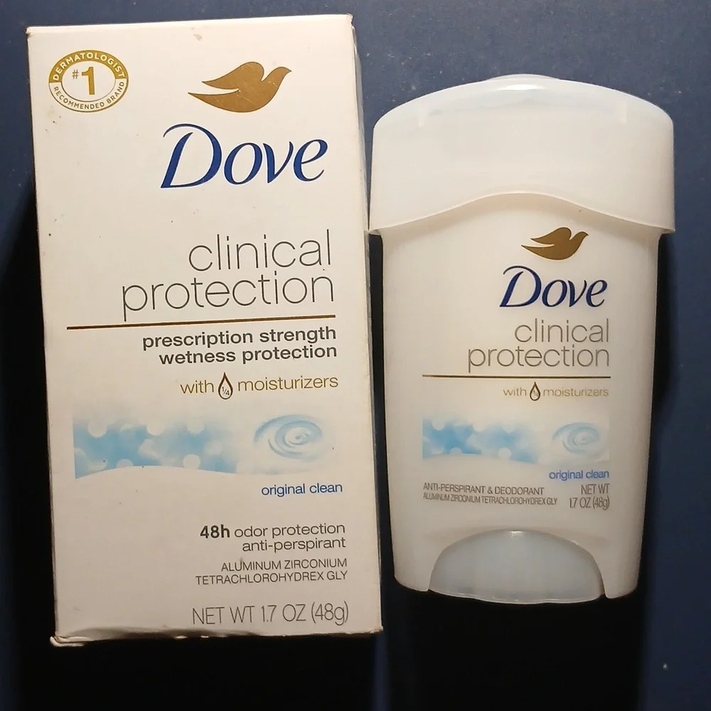 DOVE BUNDLE BODY WASH BODY SCRUB (2) EXFOLATING SOAP CLINICAL & 48HR DEODORANT - Picture 3 of 6